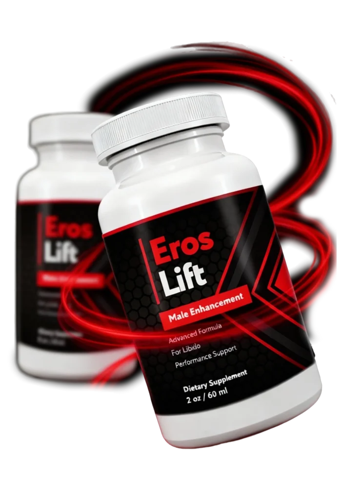 Eros Lift official supplement bottle - natural male vitality booster